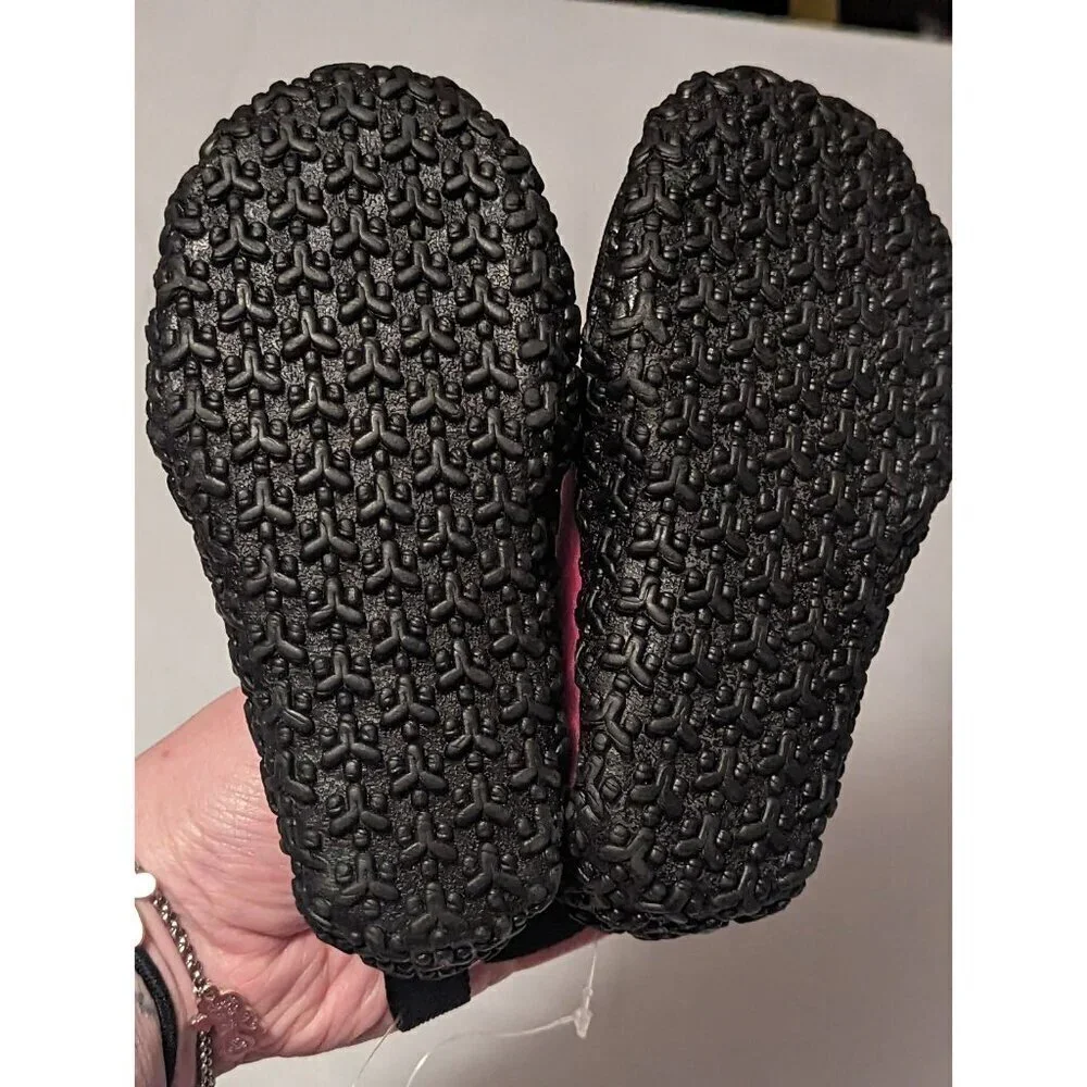 O'Neill Wetsuits Youth Reactor Reef Boot Mesh Water Shoes Black/Pink Size XS 8/9
